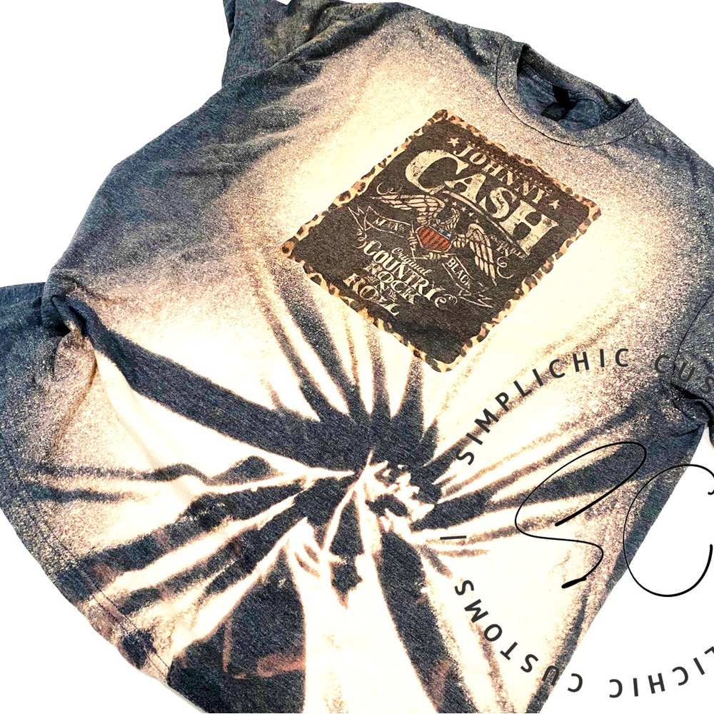 Johnny Cash distressed tee